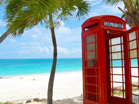 Dickenson Bay pay phone