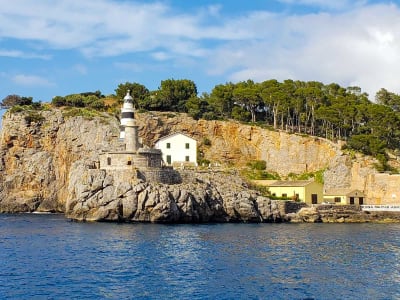 Cliffside view of Mallorca, Spain