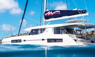 Sail cat in the British Virgin Islands