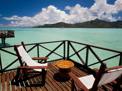 Tahiti hotel and deck