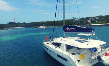 Segelyacht in Abacos