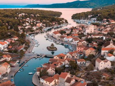 Vrboska Town on the Island of Hvar in Croatia